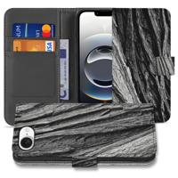 Book Style Case iPhone 16e Boomschors Grijs