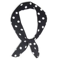 Collectif Wired Bandana Polka Dot Zwart - thumbnail