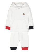 Moncler Enfant survêtement à logo - Blanc - thumbnail