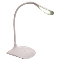 Bureaulamp/leeslamp - wit - 28 cm - 14 Leds leeslamp - met USB kabel en dimmer