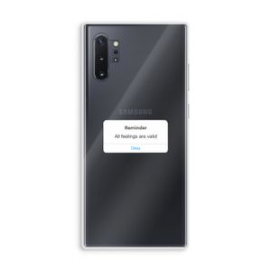 Reminder: Samsung Galaxy Note 10 Plus Transparant Hoesje