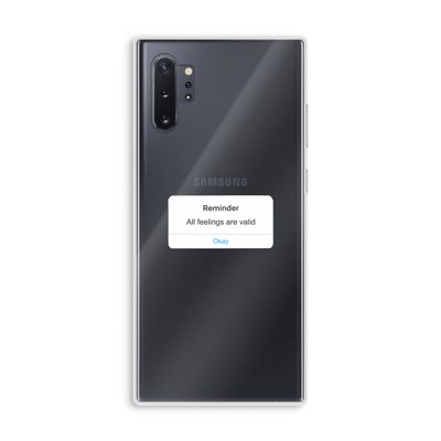 Reminder: Samsung Galaxy Note 10 Plus Transparant Hoesje