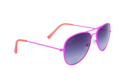 Cool Eyewear zonnebril piloot unisex cat.3 roze/grijs (018) Cool Eyewear zonnebril piloot unisex cat.3 roze/grijs (018)