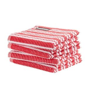 DDDDD DDDDD vaatdoek Stripe red 30 x 30 cm