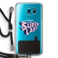 Superlady: Samsung Galaxy S6 Transparant Hoesje met koord