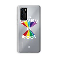 Het Leven Is Mooi: Huawei P40 Transparant Hoesje