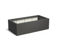 Polyester plantenbak CARREZ 200x100x60cm.