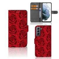Samsung Galaxy S21 FE Hoesje Red Roses