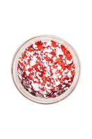 PXP pressed chunky glitter cream rood-wit Brabant 10 ml
