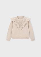 Mayoral winter sweater meisjes - zand - gebreid