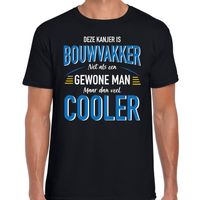 Deze kanjer is Bouwvakker cadeau t-shirt zwart voor heren - thumbnail