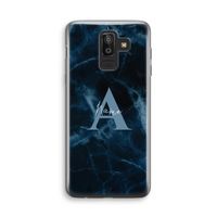 Midnight Marble: Samsung Galaxy J8 (2018) Transparant Hoesje