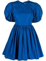 RED Valentino robe courte à détails de nœuds - Bleu