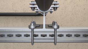 Fischer 547856 bevestigingsframe voor loodgieterswerk Steun