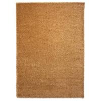 Tapeso Hoogpolig vloerkleed shaggy Trend effen - goud - 120x170 cm