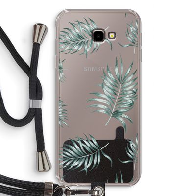 Simple leaves: Samsung Galaxy J4 Plus Transparant Hoesje met koord