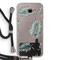 Simple leaves: Samsung Galaxy J4 Plus Transparant Hoesje met koord