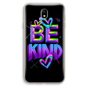 Be Kind: Samsung Galaxy J7 (2017) Transparant Hoesje
