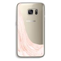 Peach bath: Samsung Galaxy S7 Transparant Hoesje