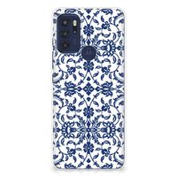 Motorola Moto G60s TPU Case Flower Blue