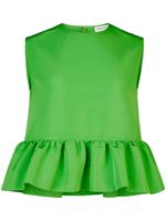 Nina Ricci bow-detailing sleeveless top - Vert