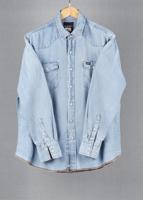 Wrangler Blue vintage denim shirt in size XL for Unisex - thumbnail