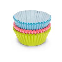 Patisse Papieren Cupcakevormpjes 5 cm 90 Stuks Blauw/Groen/Roze - thumbnail