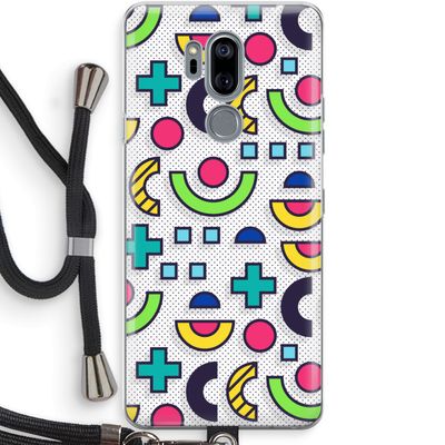 8-bit N°6: LG G7 Thinq Transparant Hoesje met koord