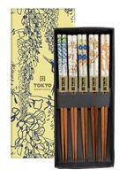 Tokyo Design Studio - Chopsticks Set - Eetstokjes - Floral - 5 paar