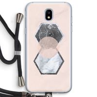Creatieve toets: Samsung Galaxy J5 (2017) Transparant Hoesje met koord