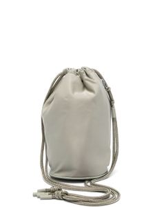 sacai Bucket-tas met geborduurd monogram - Groen