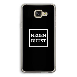 Negenduust black: Samsung Galaxy A5 (2016) Transparant Hoesje