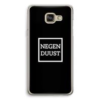 Negenduust black: Samsung Galaxy A5 (2016) Transparant Hoesje