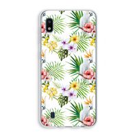 Gele kuif: Samsung Galaxy A10 Transparant Hoesje