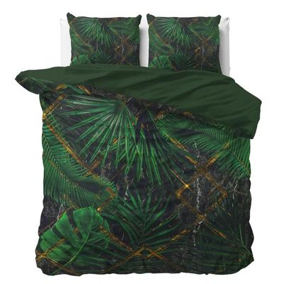 Dreamhouse Dekbedovertrek Avena Green-Lits-jumeaux (240 x 200/220 cm)