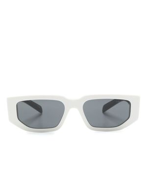 Prada Eyewear lunettes de soleil à monture rectangulaire - Blanc