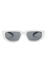 Prada Eyewear lunettes de soleil à monture rectangulaire - Blanc