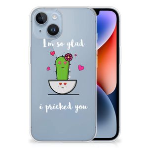 Apple iPhone 14 Telefoonhoesje met Naam Cactus Glad