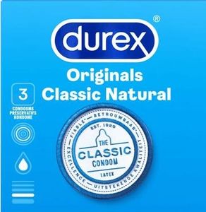 Durex Classic Natural Condooms 3 stuks