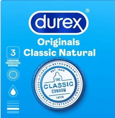 Durex Classic Natural Condooms 3 stuks