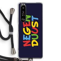 90's One: Sony Xperia 1 III Transparant Hoesje met koord