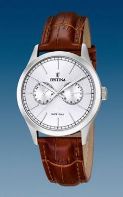 Horlogeband Festina F16805.1 Leder Bruin