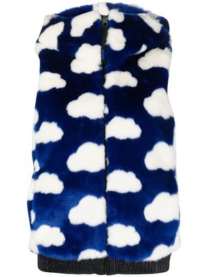 Rossignol x JCC gilet Upside down - Bleu