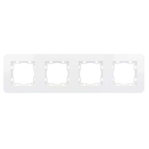 Wit Afdekraam 4 voudig ultra wit 8074UW ronde hoeken Eslohe