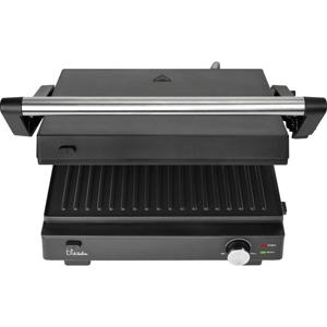 BiKitchen grill 200 Contactgrill Elektrisch Controlelampje, Inklapbaar, Traploze temperatuurregeling Zwart