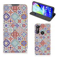 Motorola Moto G8 Power Standcase Tiles Color - thumbnail