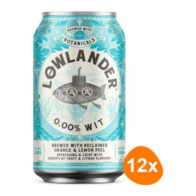 Lowlander - 0.00% Wit - 12x 330ml Lowlander - 0.00% Wit - 12x 330ml
