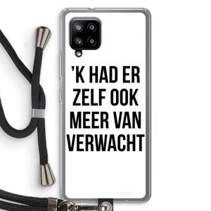 Meer verwacht: Samsung Galaxy A42 5G Transparant Hoesje met koord