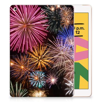 Apple iPad 10.2 | iPad 10.2 (2020) | 10.2 (2021) Leuke Siliconen Hoes Vuurwerk Apple iPad 10.2 | iPad 10.2 (2020) | 10.2 (2021) Leuke Siliconen Hoes Vuurwerk