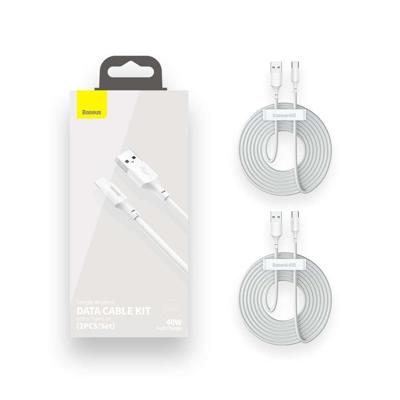 Baseus TZCATZJ-02 USB-kabel 1,5 m USB A USB C Wit
